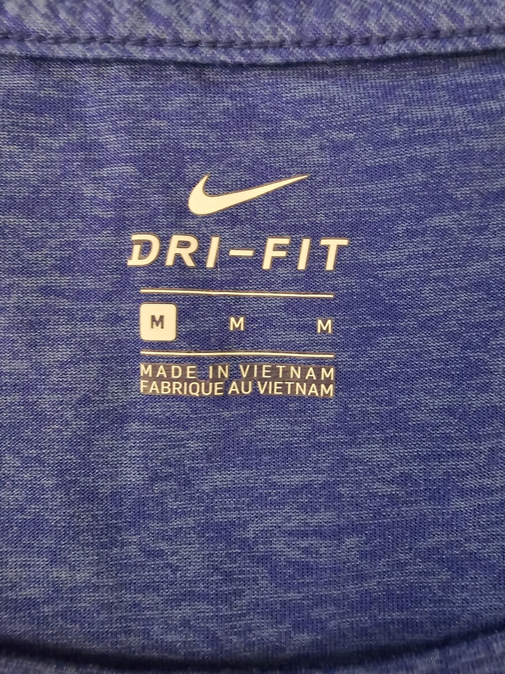 Nike Women's Royal Blue Dri-fit Performance Tee - Picture 3 of 3